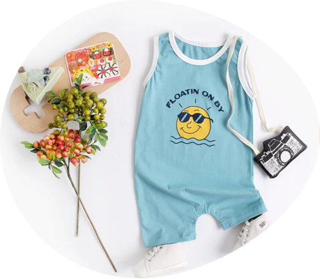 Baby Vest Cotton Jumpsuit