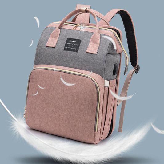 New Mummy Baby Crib Backpack Large Capacity Insulated Bag - MiniMe