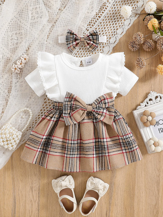 Round Neck Ruffle Lace
